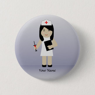 botón Personalizado de enfermera de corte 2