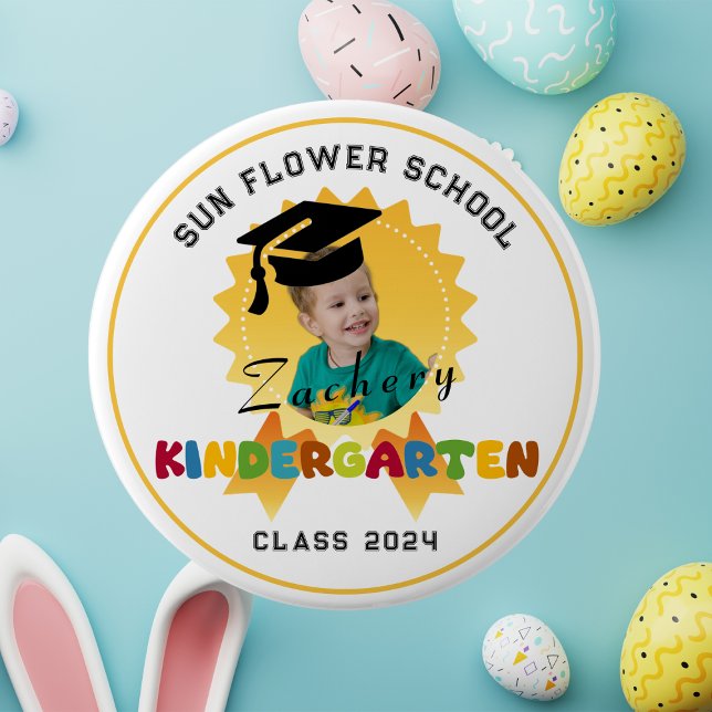 Botón personalizado de foto de insignia de graduac (Subido por el creador)