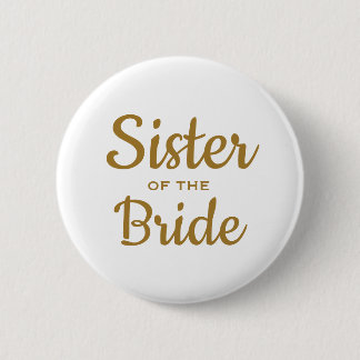 botón Personalizado de la hermana de la novia Boda