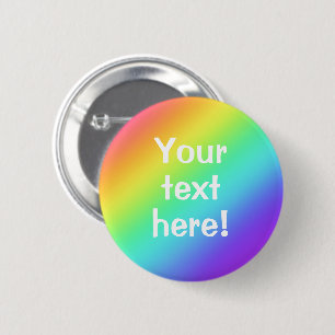 botón personalizado de los gradientes de arcoiris 