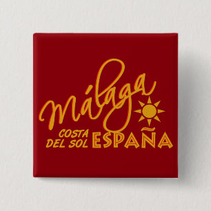 Botón personalizado de Málaga España