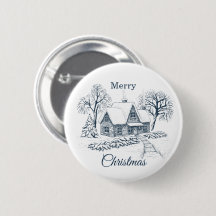 Botón personalizado de Navidad – Pin estacional pe