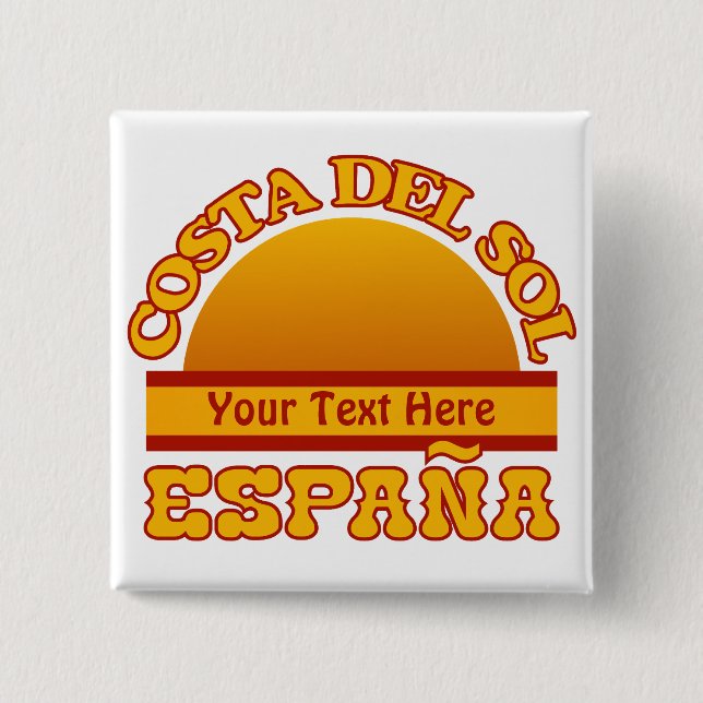 botón personalizado de SPAIN Costa del Sol (Anverso)