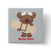 botón personalizado Enfermera añadir nombre