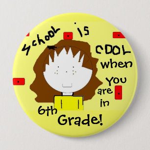 Botón personalizado escuela - modifique el grado