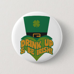 botón personalizado Leprechaun