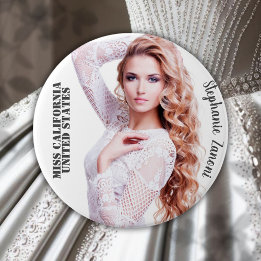 Botón Personalizado para Concurso de Belleza - Eli
