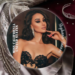 Botón Personalizado para Concurso de Belleza - Eli
