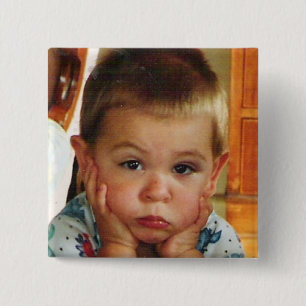 botón Personalizado personalizado de plaza de foto