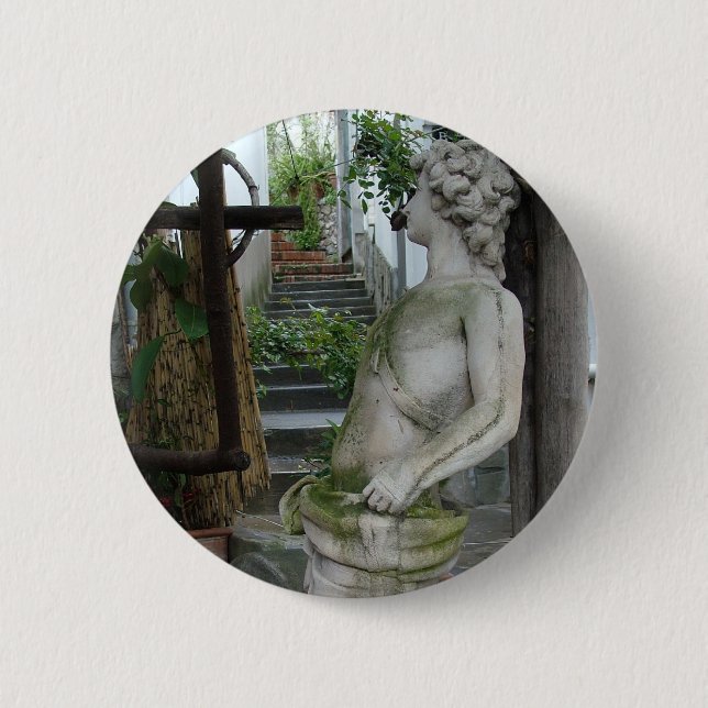 botón personalizado Romántico de Italia (Anverso)