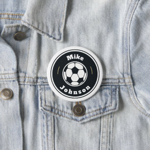 Botón - Personalizado Soccer (agregar nombre)