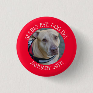botón Personalizado Ver Día del Perro Ojo 29 de en