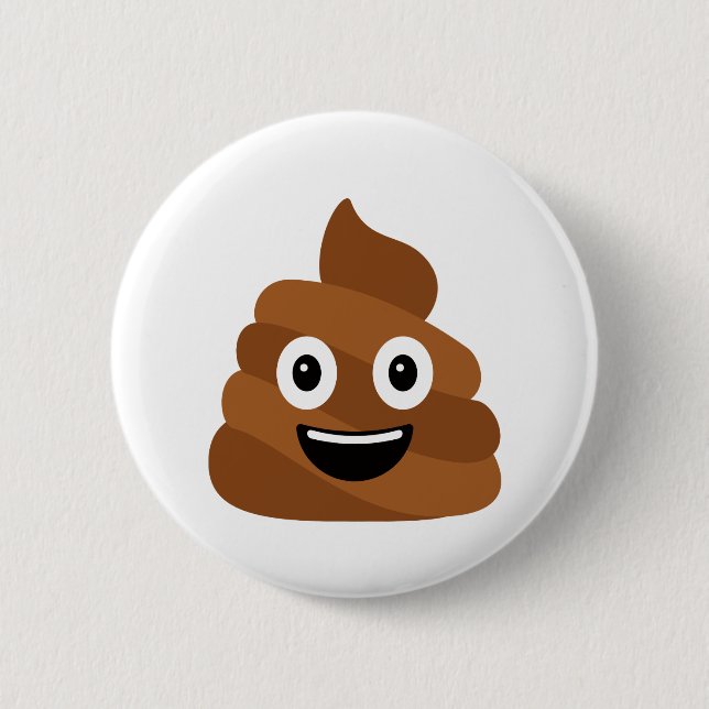 botón Pile de la Emoji de poo (Anverso)