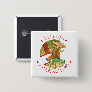 botón Pin cuadrado BLITZEN REINDER