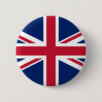 botón Pin de bandera británica de Union Jack