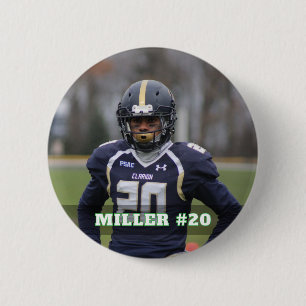 Botón / pin de deportes de foto personalizada de f