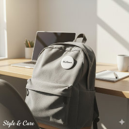 botón Pinback de estilo de distintivo de nombre pe