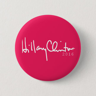 Botón Pinback de Hillary Clinton President 2016