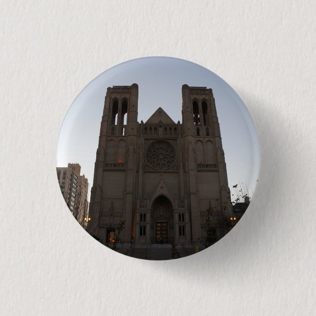 botón Pinback de la Catedral de San Francisco (Anverso)