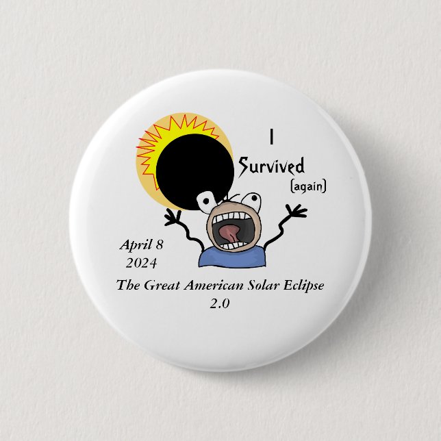Botón Pinback de la edición de supervivencia del e (Anverso)