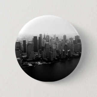botón Pinback de la Línea de Esquyline de Nueva Yo