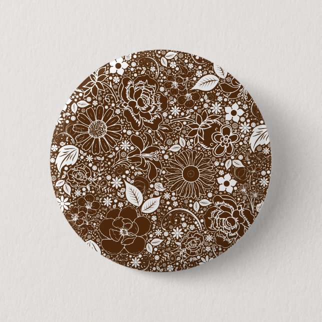 botón PinBack de las bellezas botánicas (Anverso)