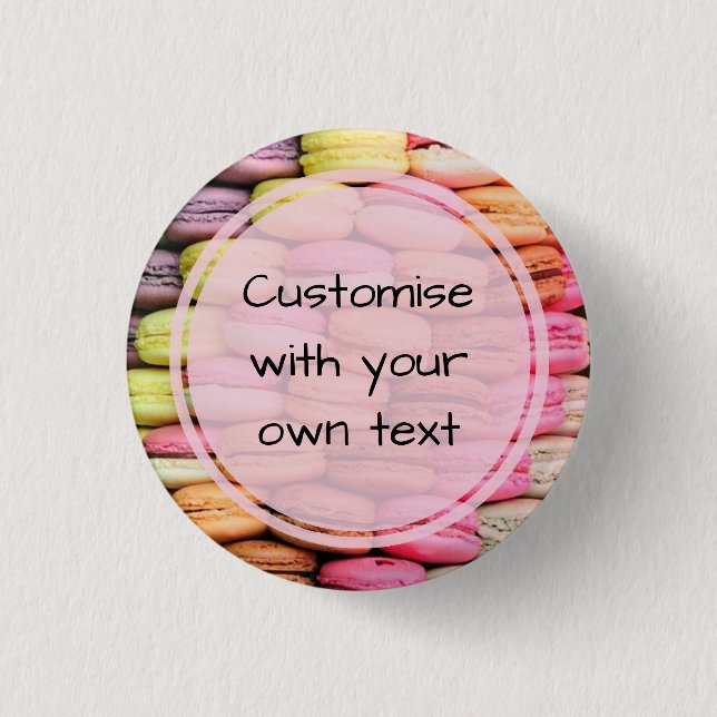 botón Pinback de macros de texto personalizado (Anverso)