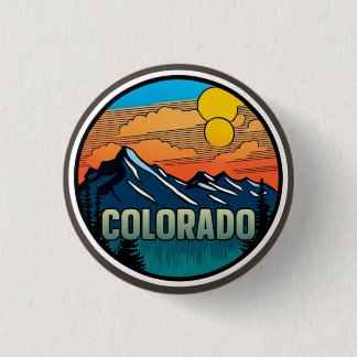 Botón Pinback de Viaje de Colorado