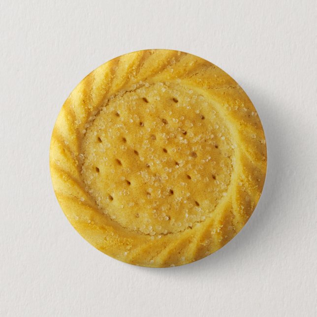 Botón Pinback del Biscuit de pan de entrecot (Anverso)