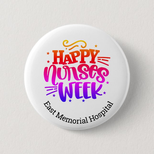botón Pinback del nombre del hospital de la semana (Anverso)