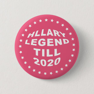 Botón Pinback Rosa Hillary Clinton 2016 de 2.25 pu