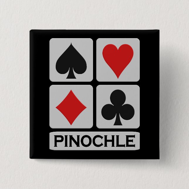 botón Pinochle (Anverso)