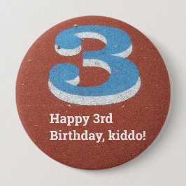 Botón Pista de ejecución de tercer cumpleaños