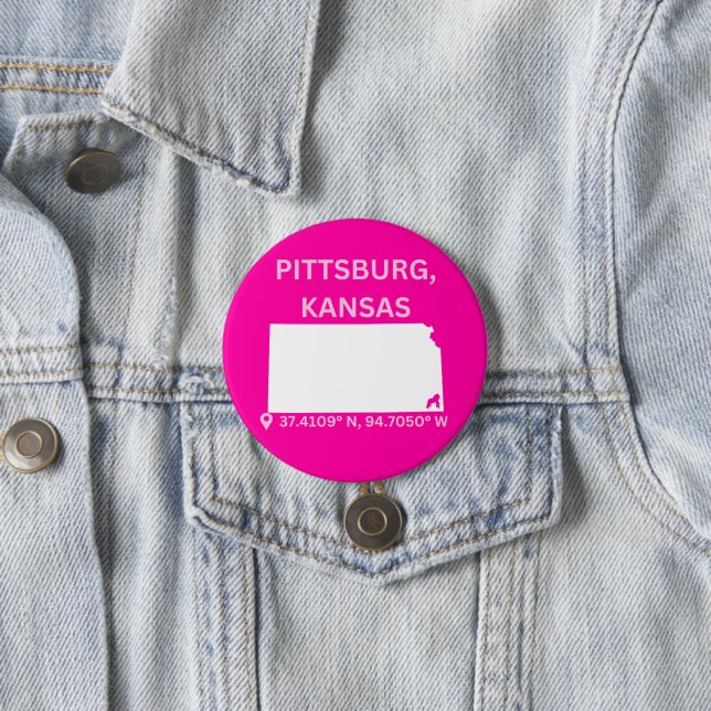 Botón Pittsburg Kansas (In situ)