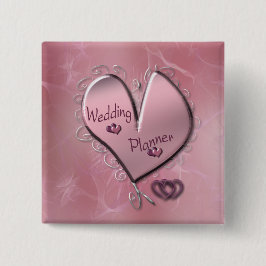 botón Planificador de boda Rosa