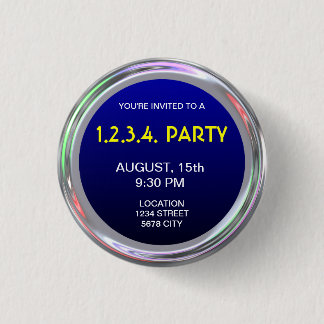 Botón plateado para el texto, el logotipo o la