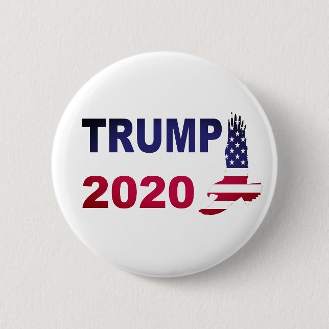 Botón político 2020 de American Eagle del triunfo (Anverso)
