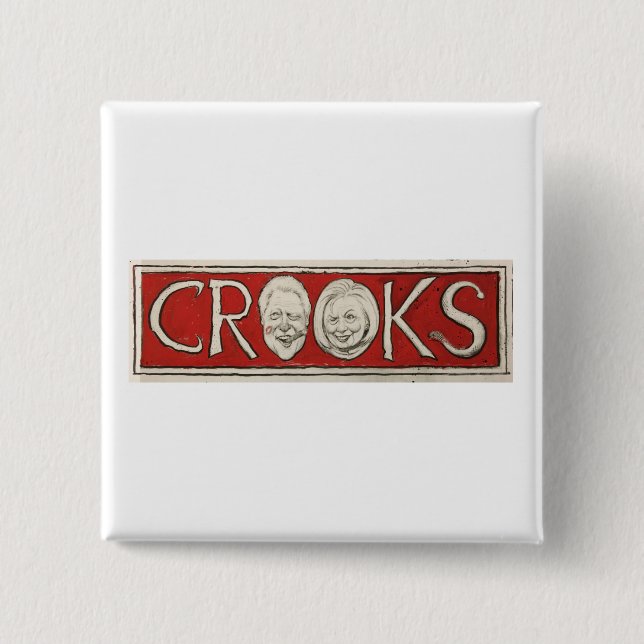 Botón político del dibujo animado (Anverso)