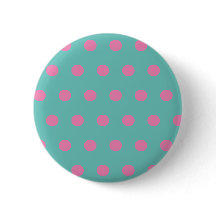 Botón Polka Dot (Aqua & Pink)