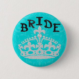 botón Polka Dot Diamond Princess Crown Briwn