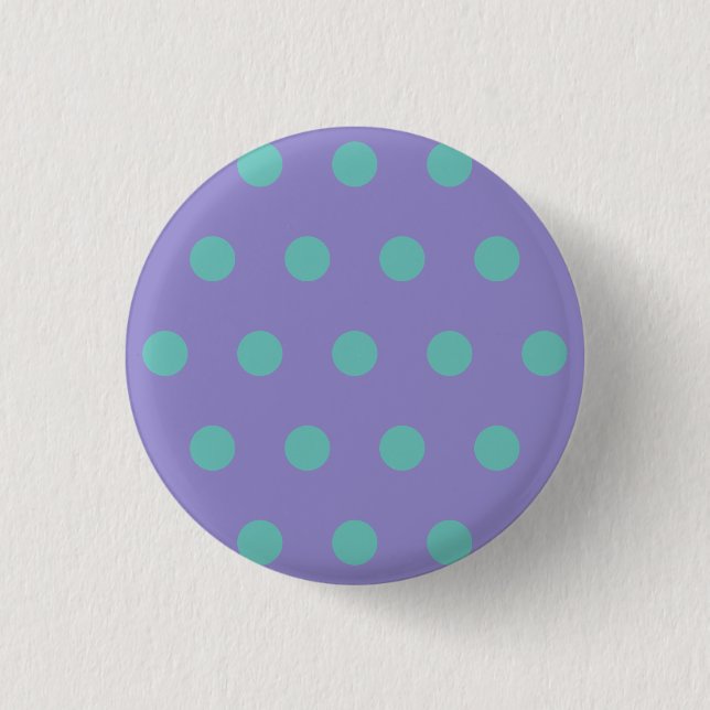 Botón Polka Dot (Lavanda y Aqua) (Anverso)