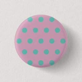 Botón Polka Dot (Rosa y Aqua)