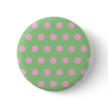 Botón Polka Dot (Sage Green & Pastel Pink)