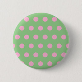 Botón Polka Dot (Sage Green & Pastel Pink)