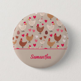 botón Pollo y corazón