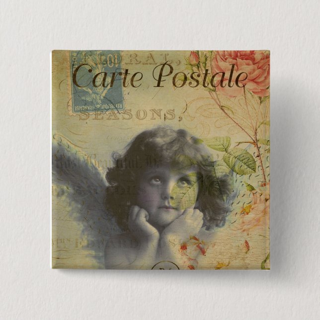 botón postal francés (Anverso)