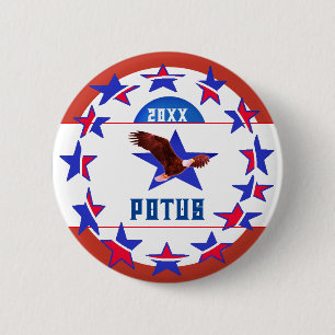 Botón POTUS de la campaña electoral de personaliza