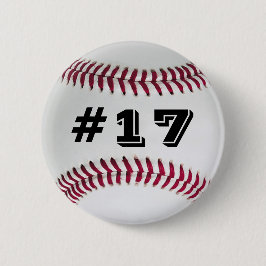 Botón preferido #2 del béisbol del jugador