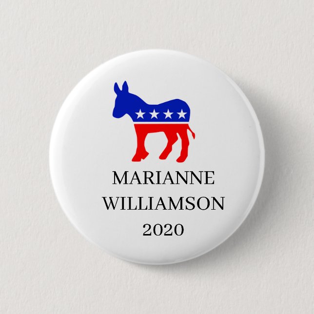 Botón presidencial de Marianne Williamson 2020 (Anverso)