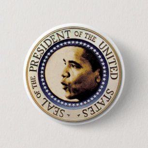 Botón presidencial del sello de Obama